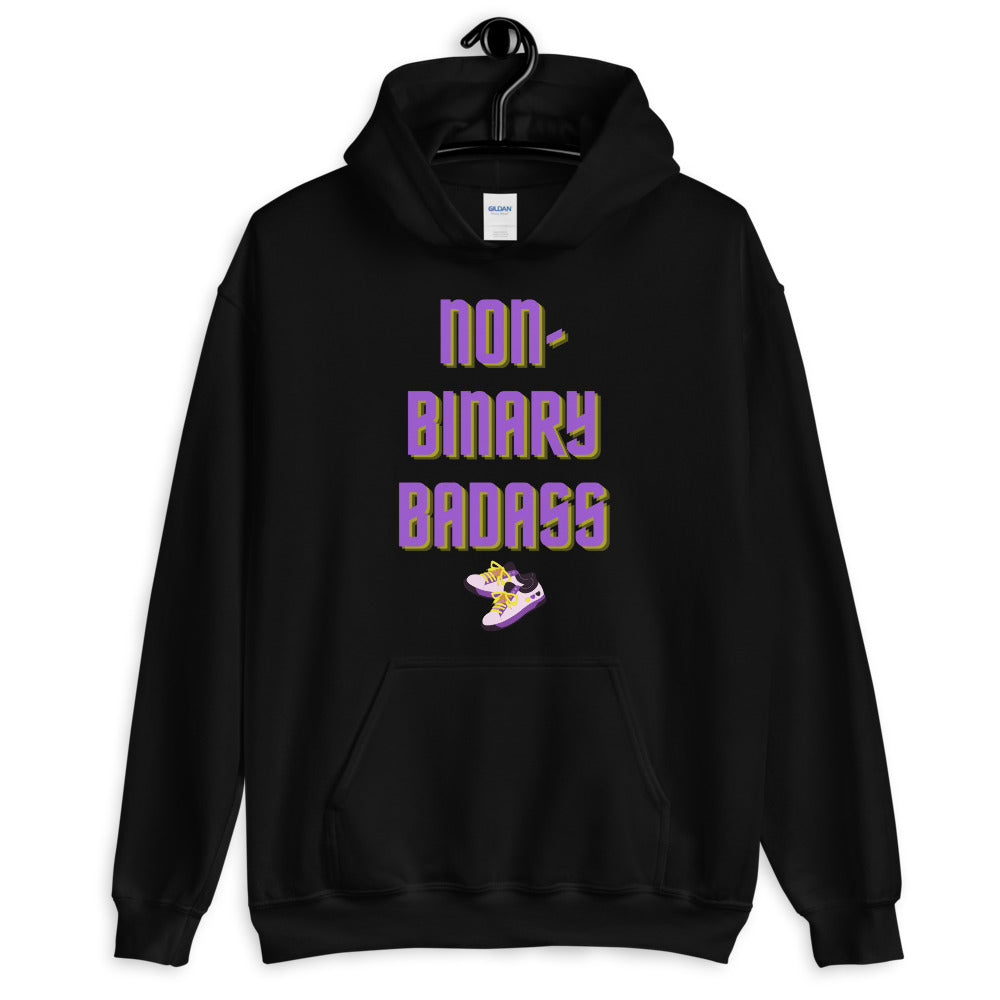 Non-Binary Badass Unisex Hoodie