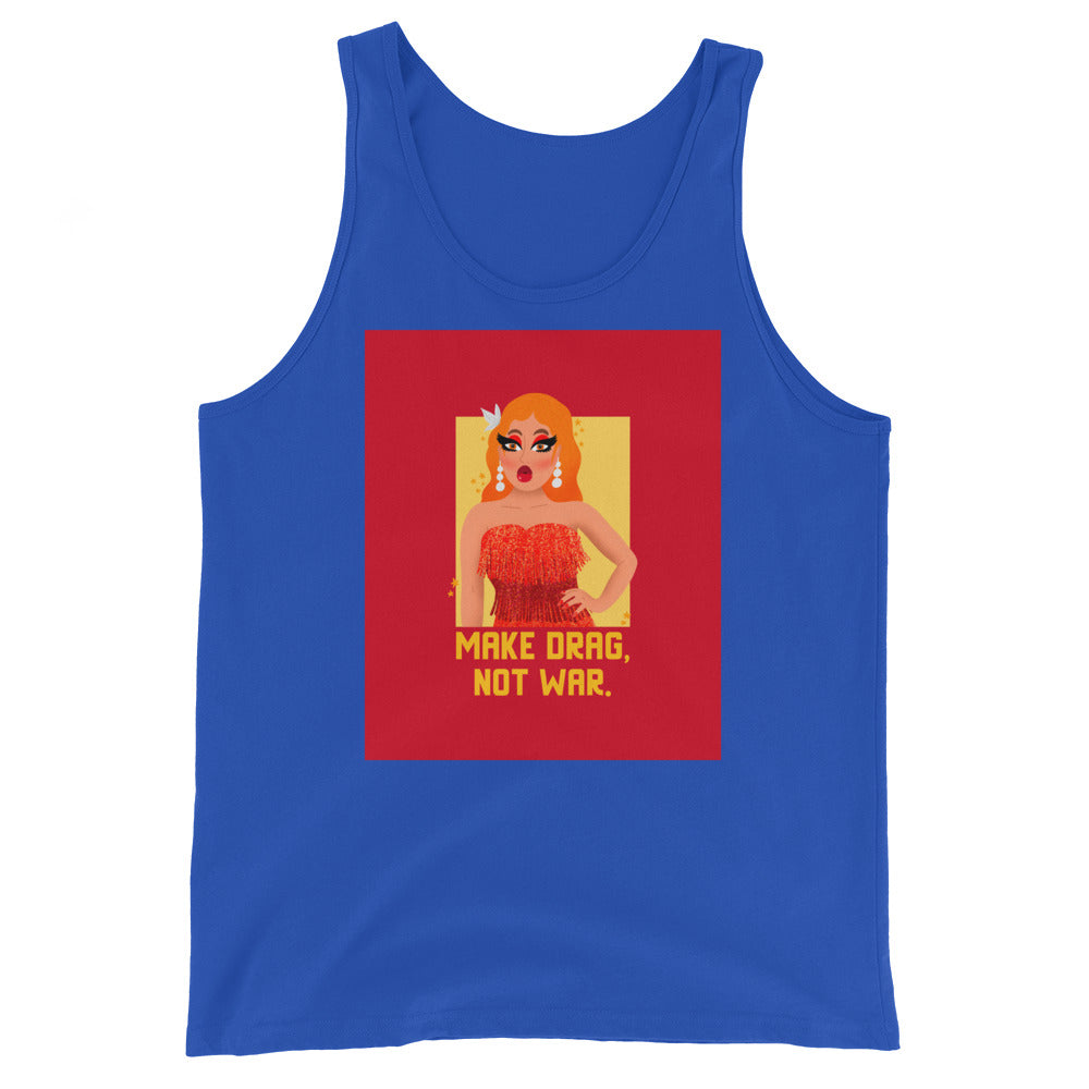 Make Drag Not War Unisex Tank Top