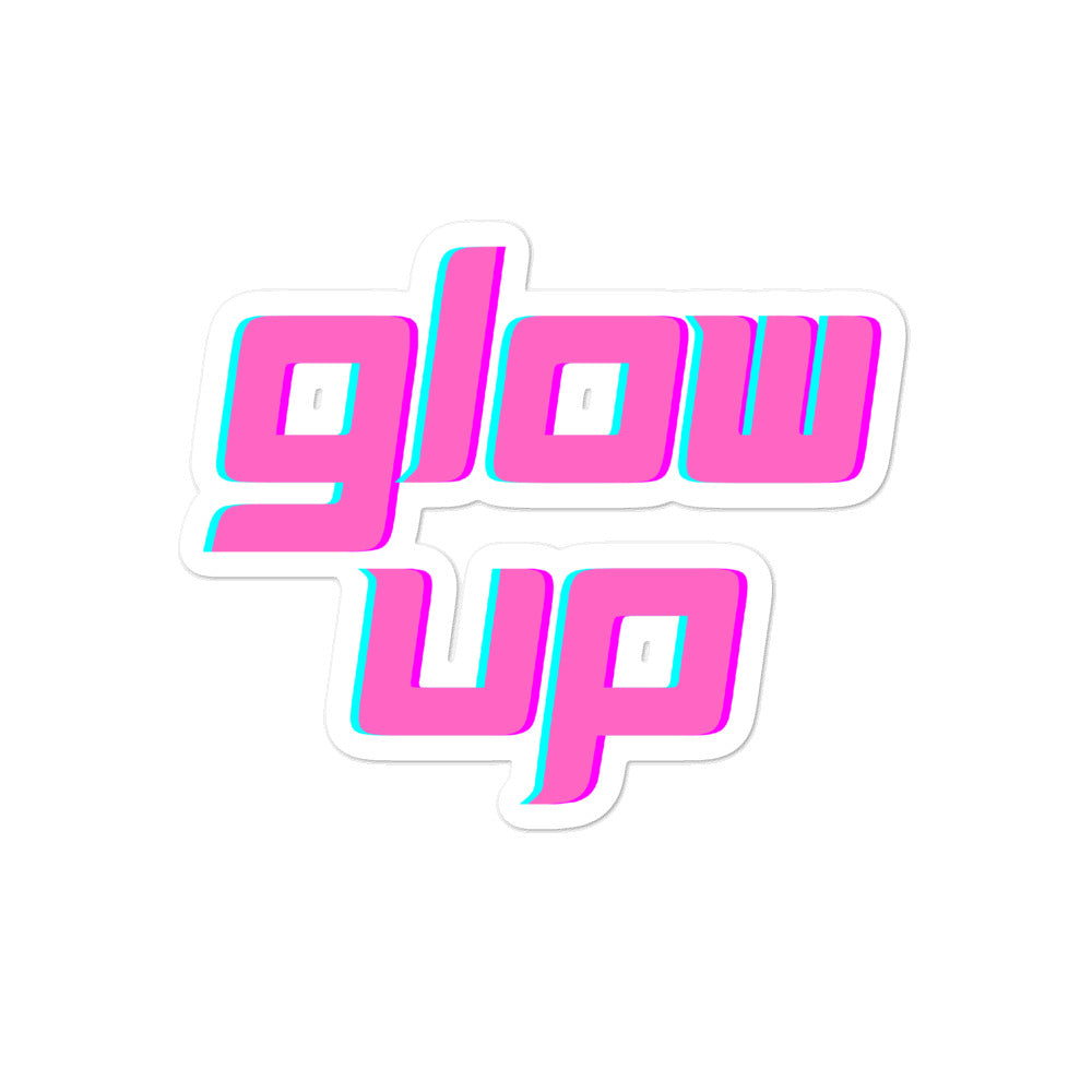 Glow Up Bubble-Free Stickers