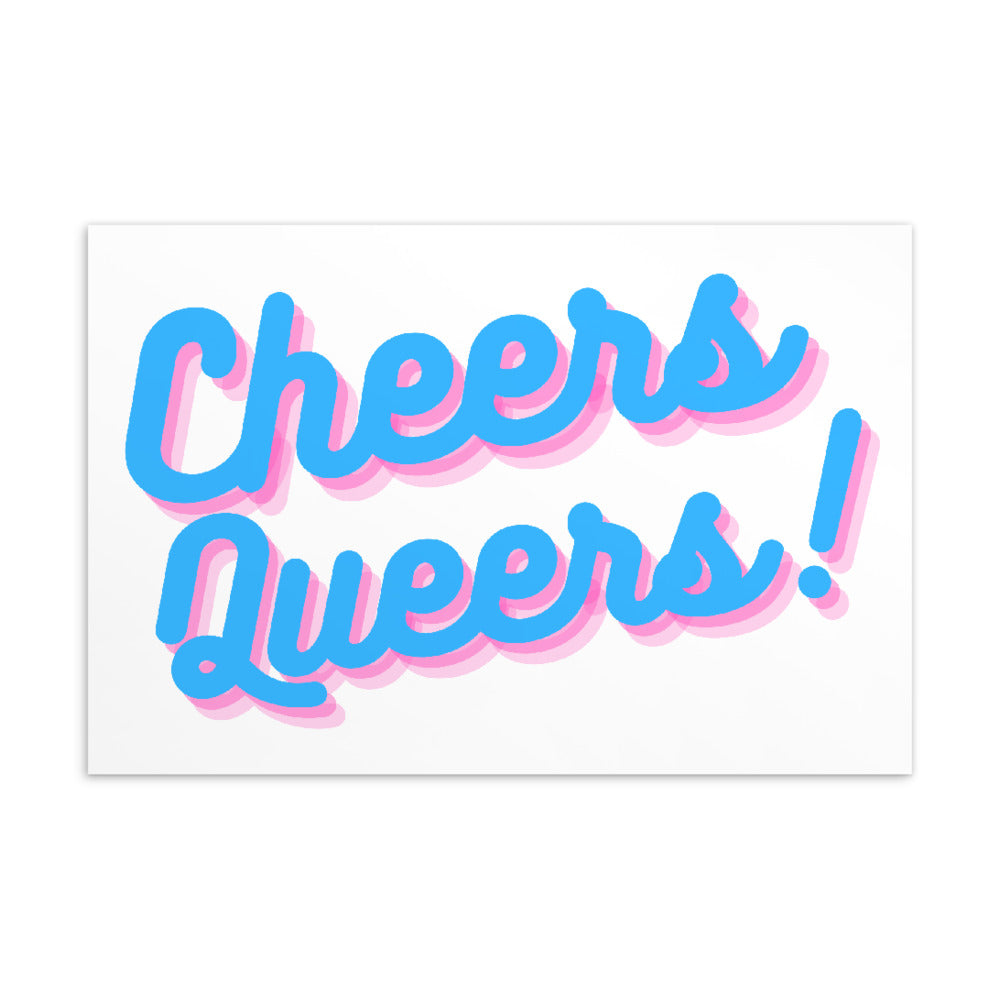 Cheers Queers! Postcard
