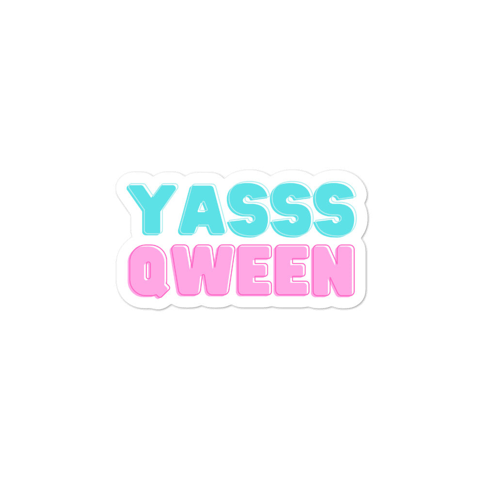 YASSS QWEEN Bubble-Free Stickers