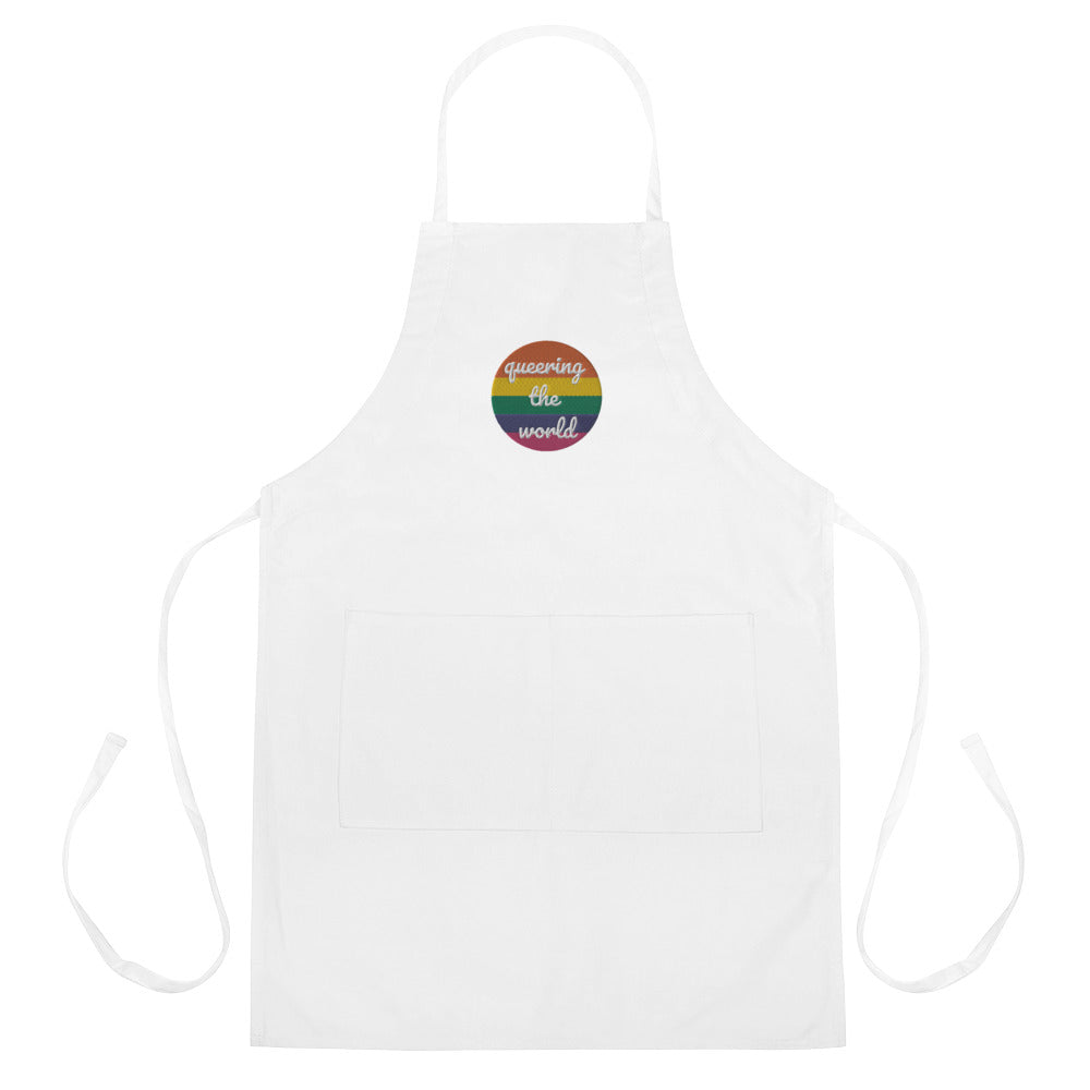 Queering The World Embroidered Apron