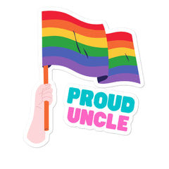 Proud Uncle Bubble-Free Stickers