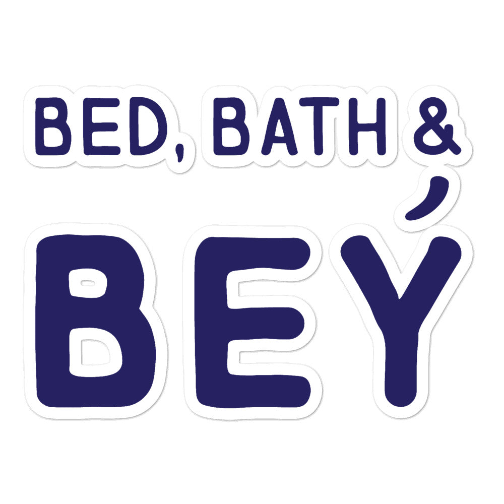 Bed, Bath & Bey Bubble-Free Stickers