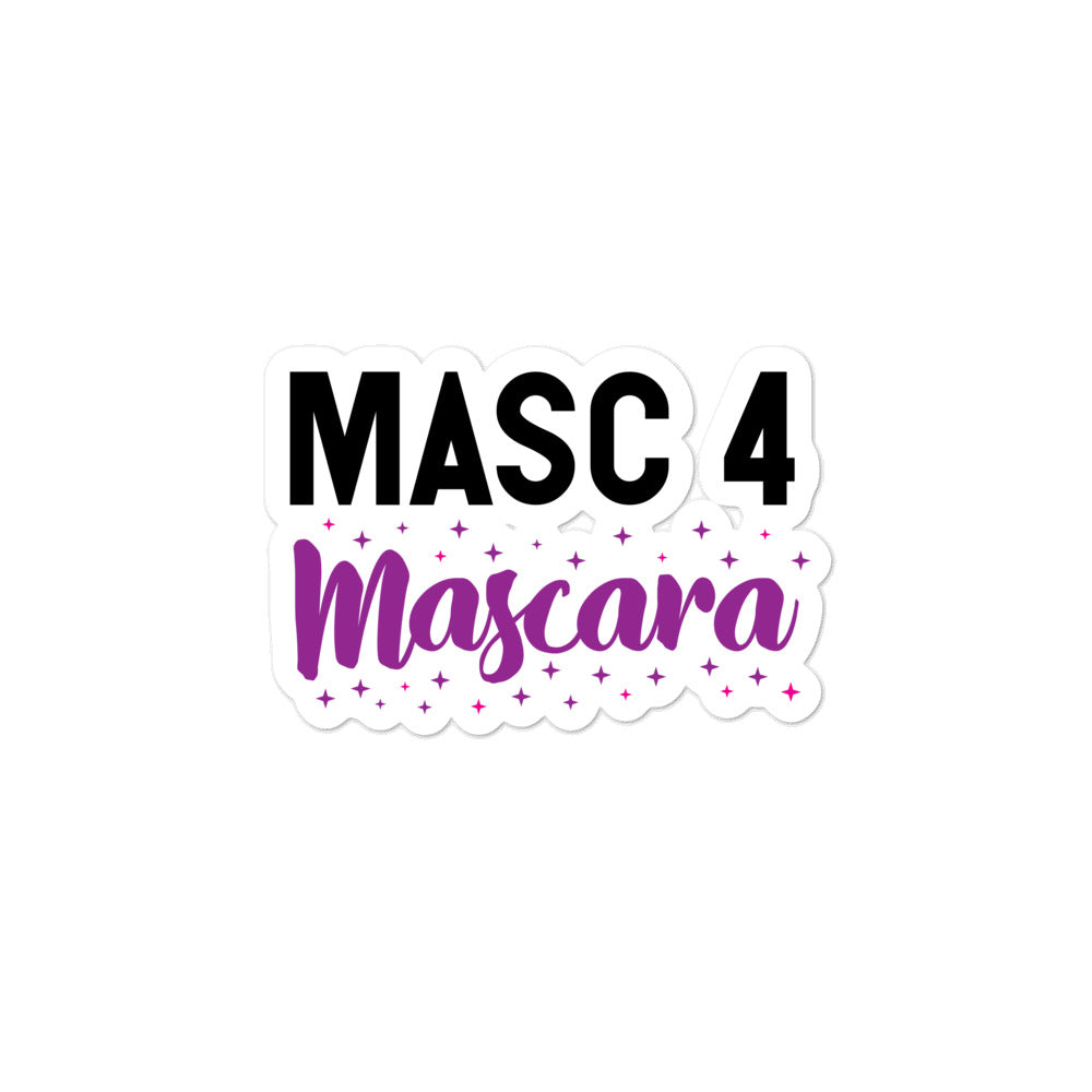 Masc 4 Mascara Bubble-Free Stickers