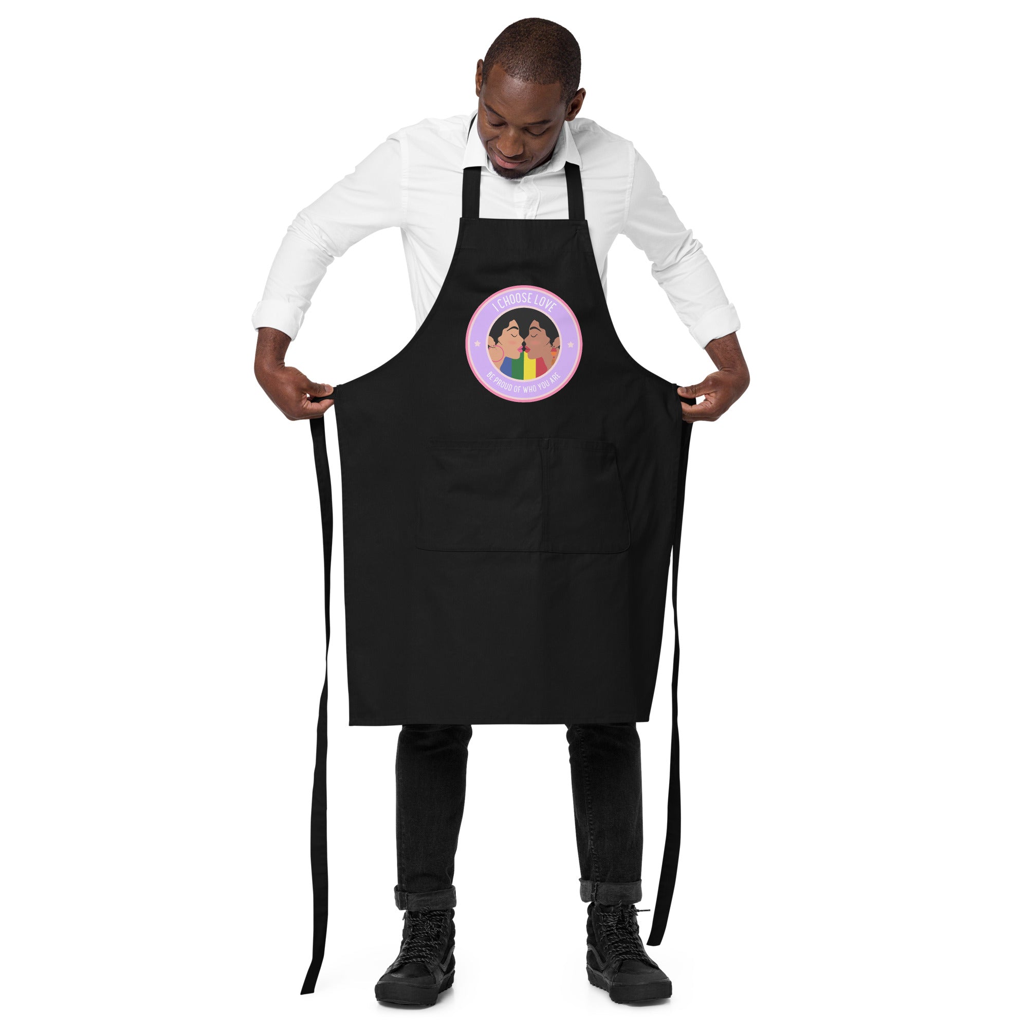 I Choose Love Organic Cotton Apron