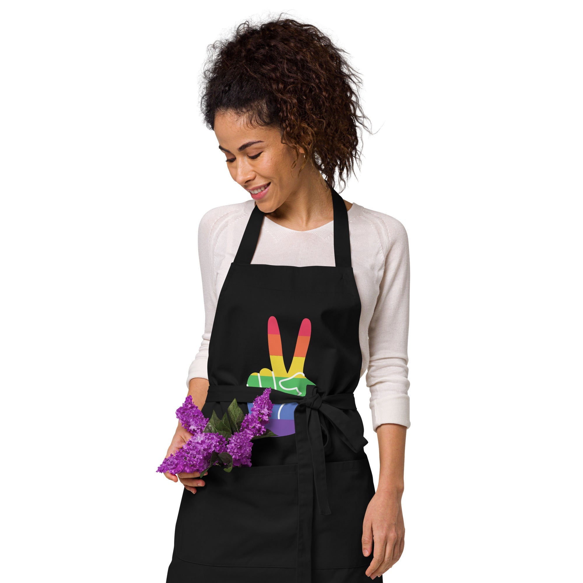 Gay Pride Organic Cotton Apron
