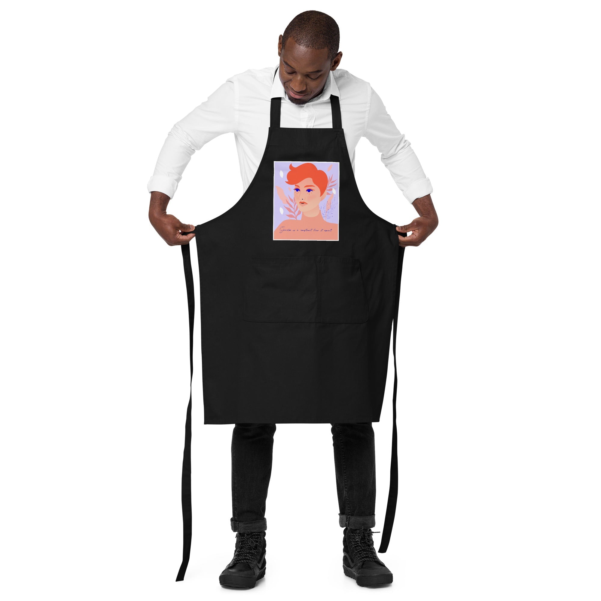 Gender Is A Construct Tear It Apart Organic Cotton Apron