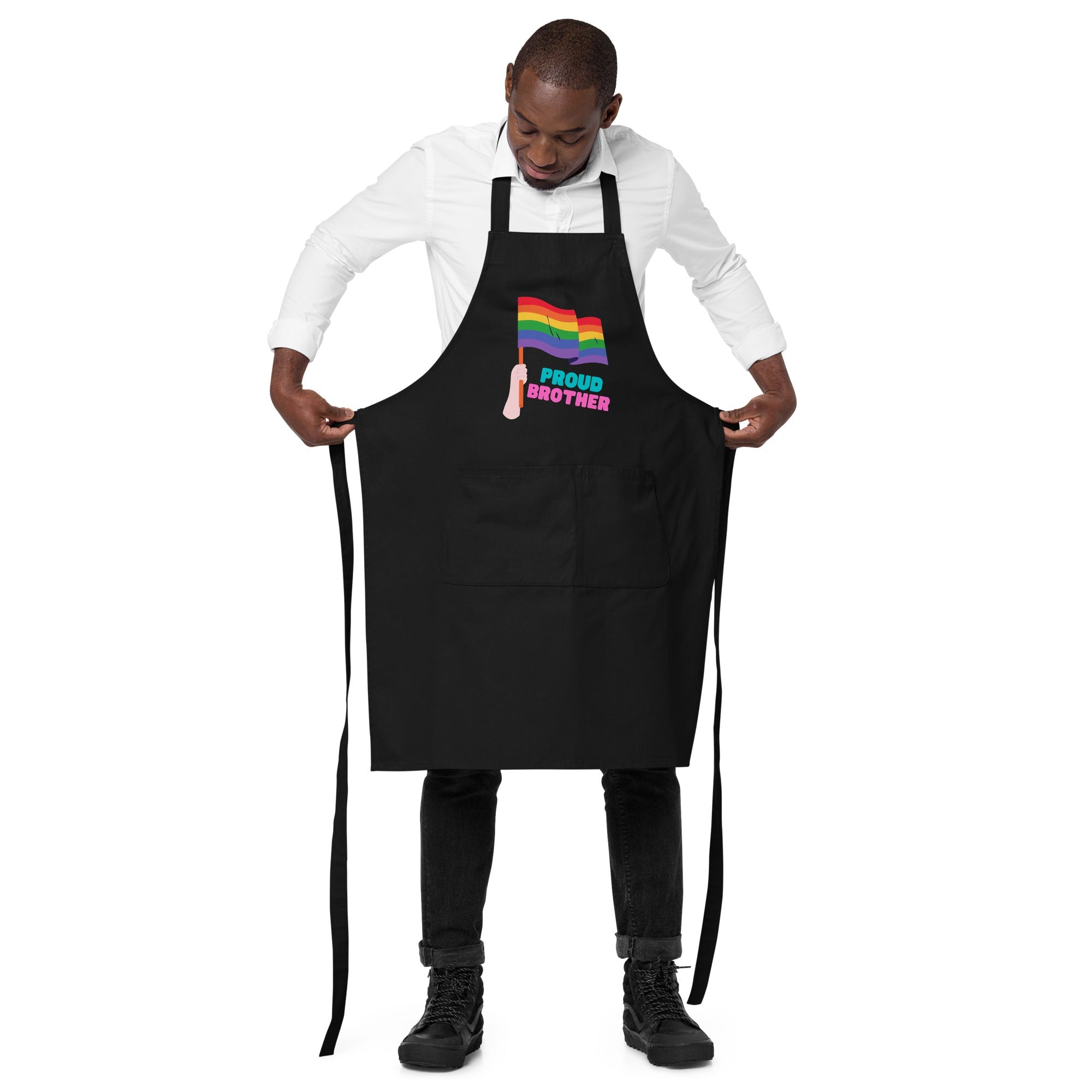 Proud Brother  Organic Cotton Apron