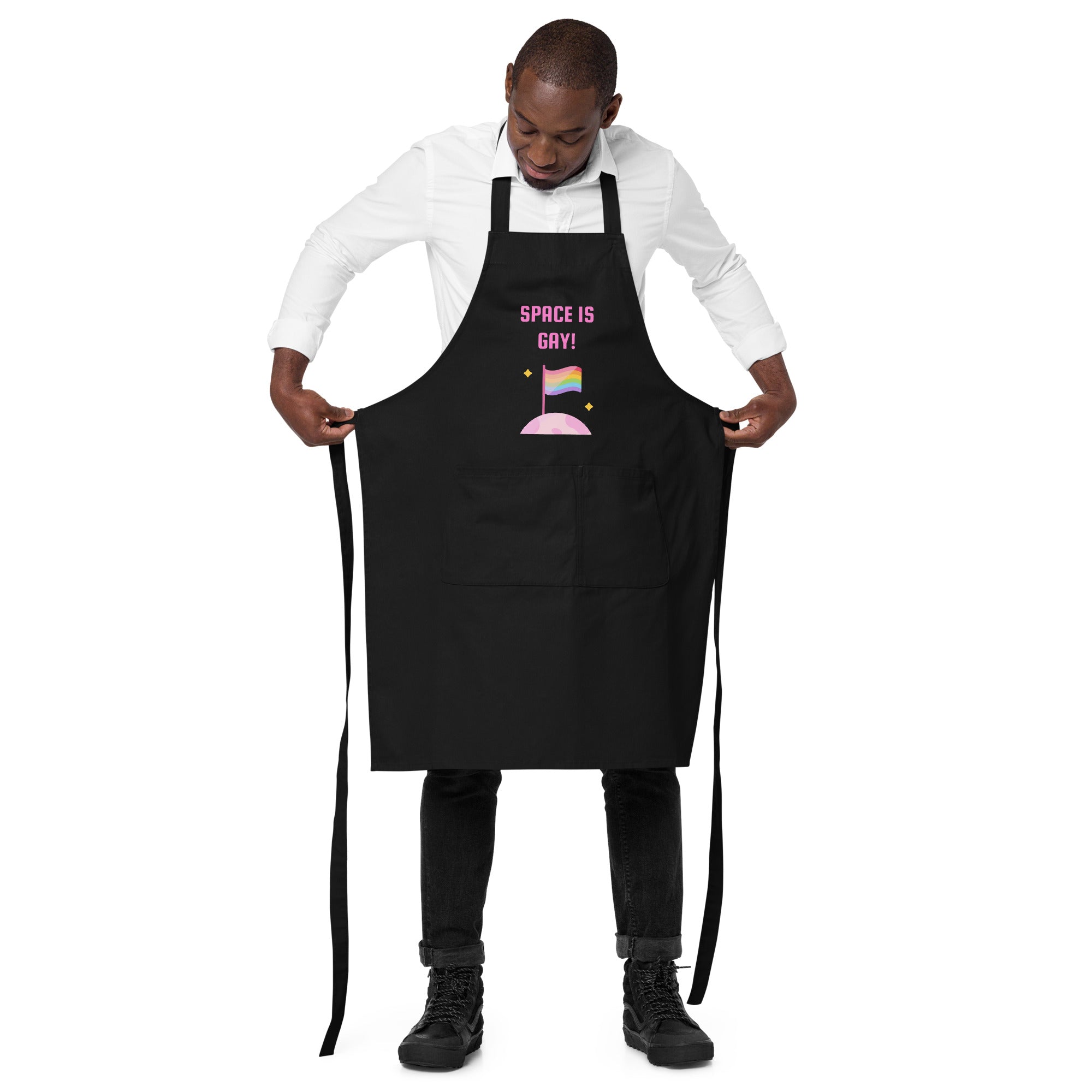 Space Is Gay Organic Cotton Apron