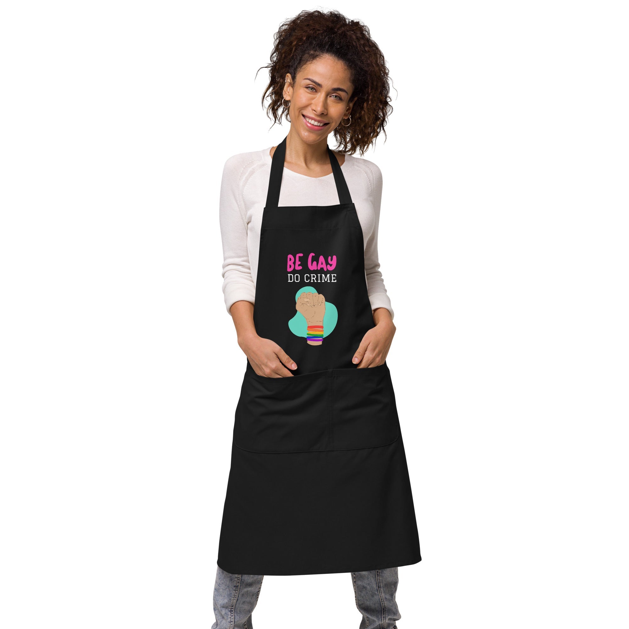 Be Gay Do Crime Organic Cotton Apron