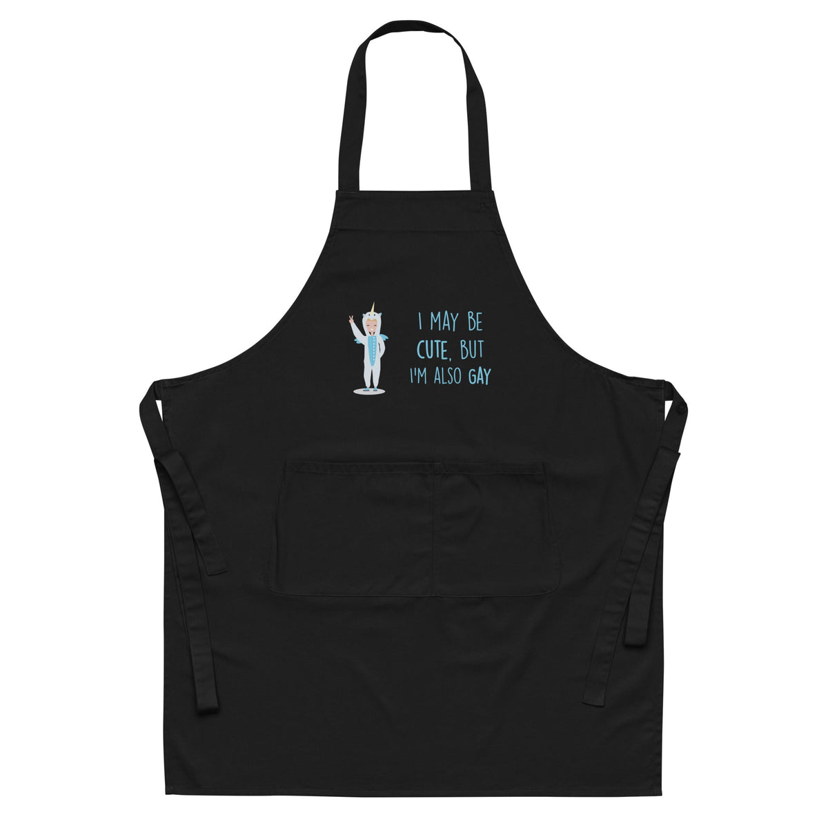 Cute But Gay Organic Cotton Apron