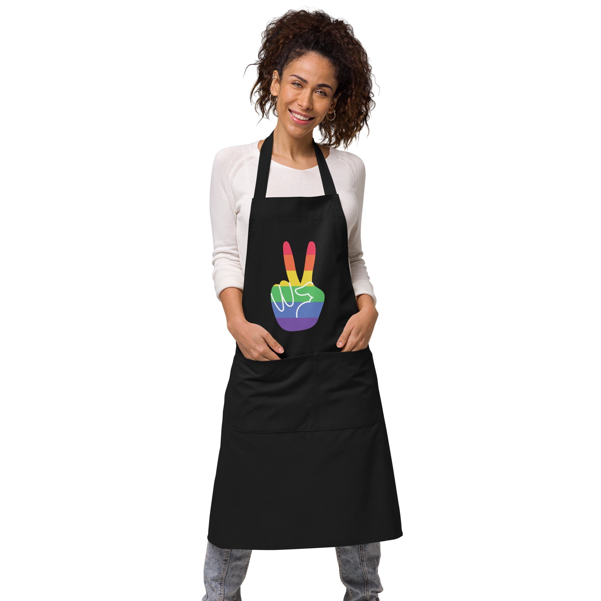 Gay Pride Organic Cotton Apron