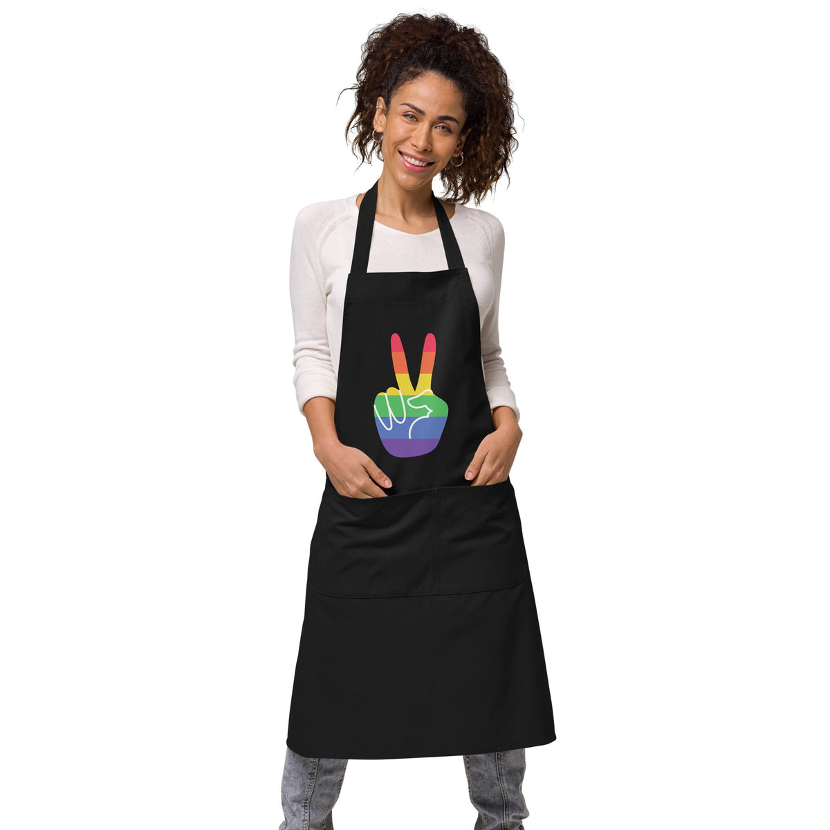 Gay Pride Organic Cotton Apron