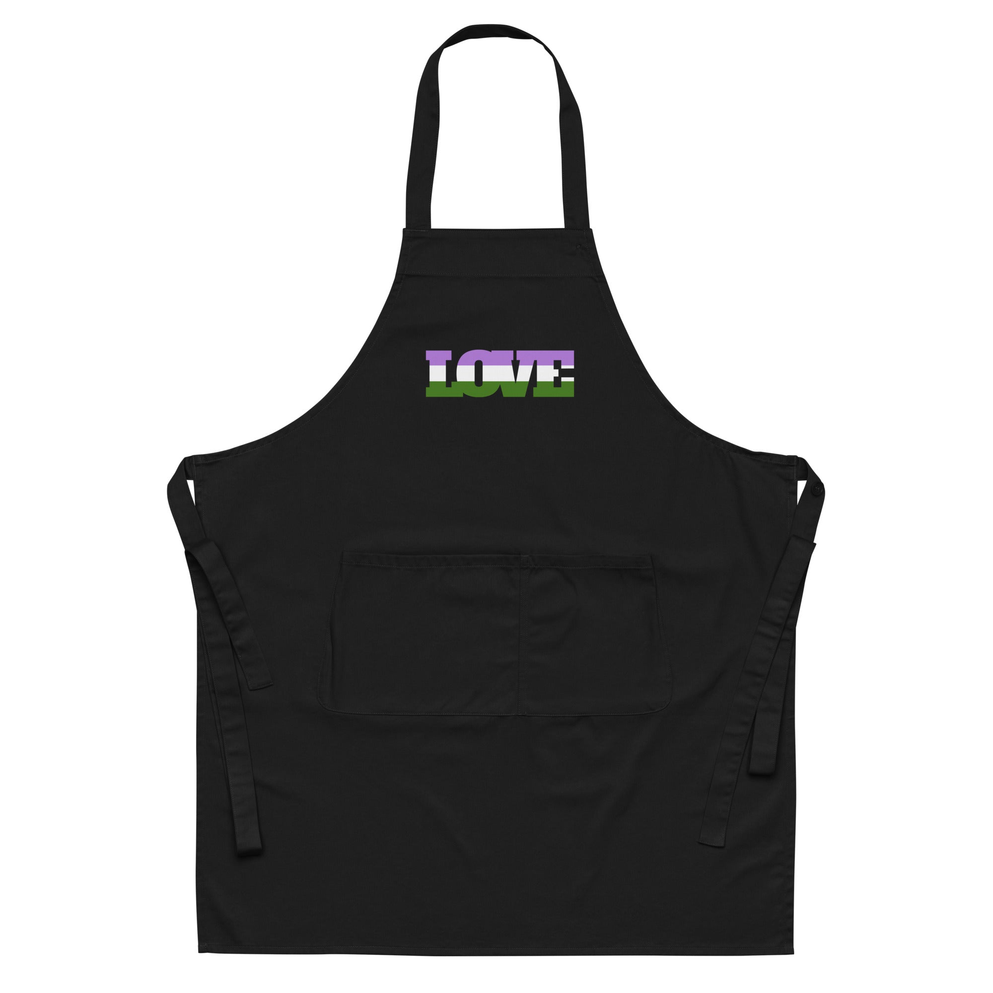 Genderqueer Love Organic Cotton Apron