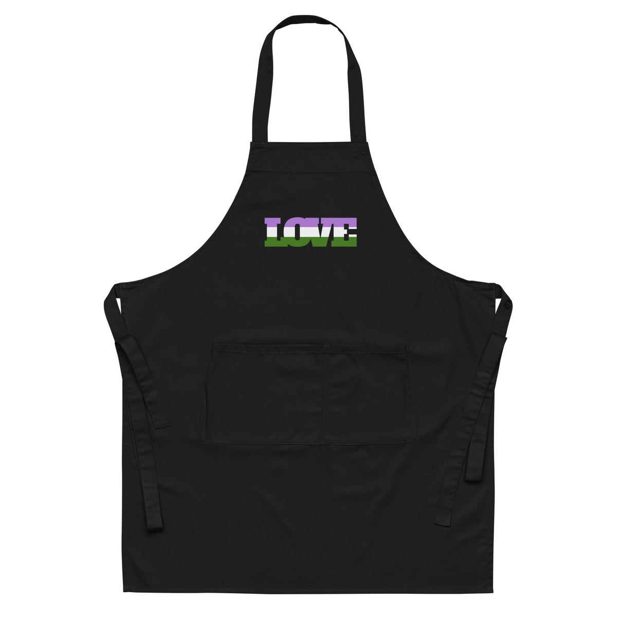 Genderqueer Love Organic Cotton Apron