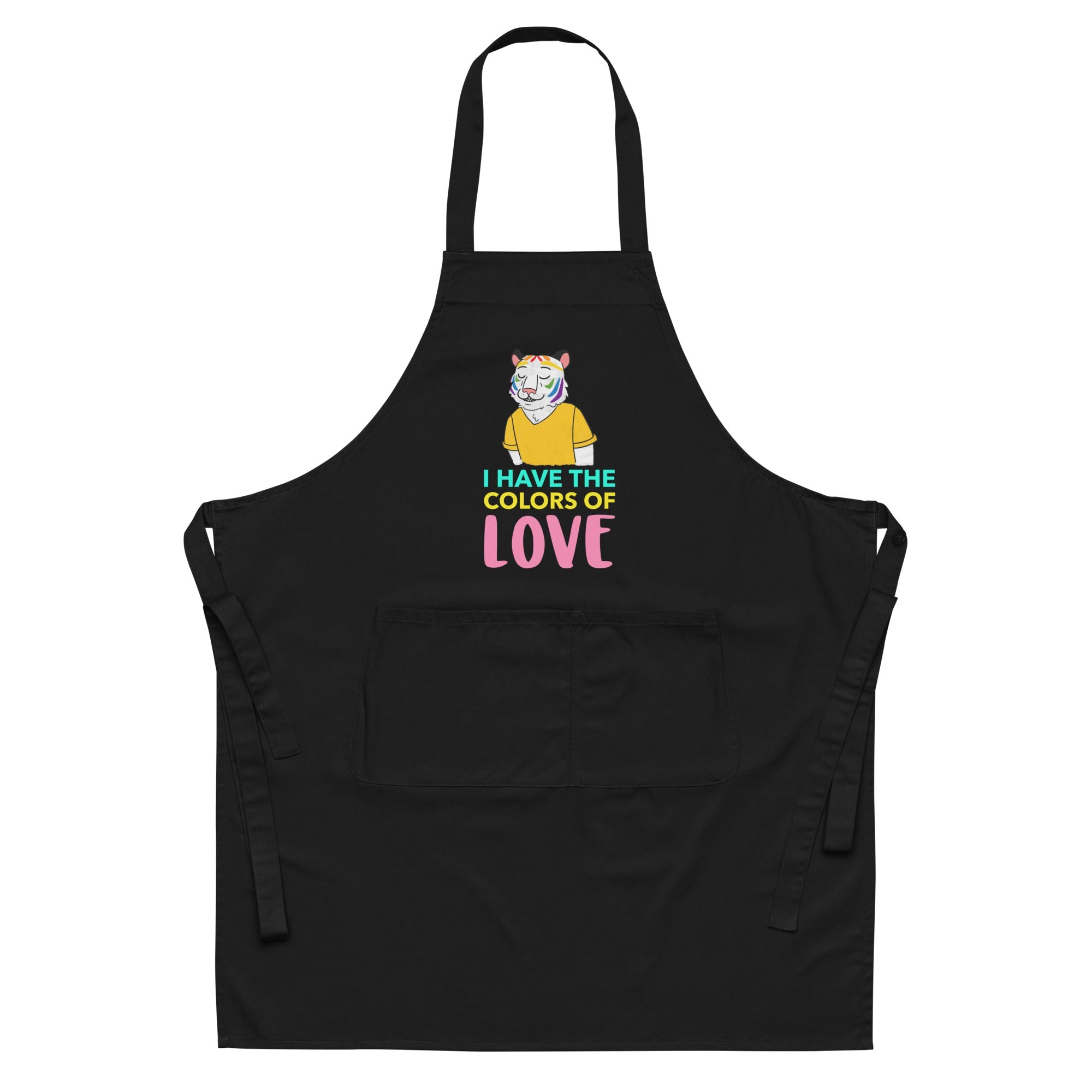 I Have The Colors Of Love Organic Cotton Apron
