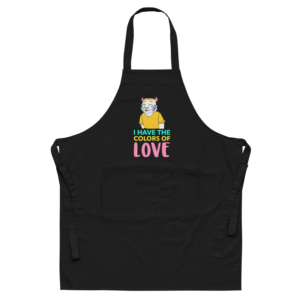 I Have The Colors Of Love Organic Cotton Apron