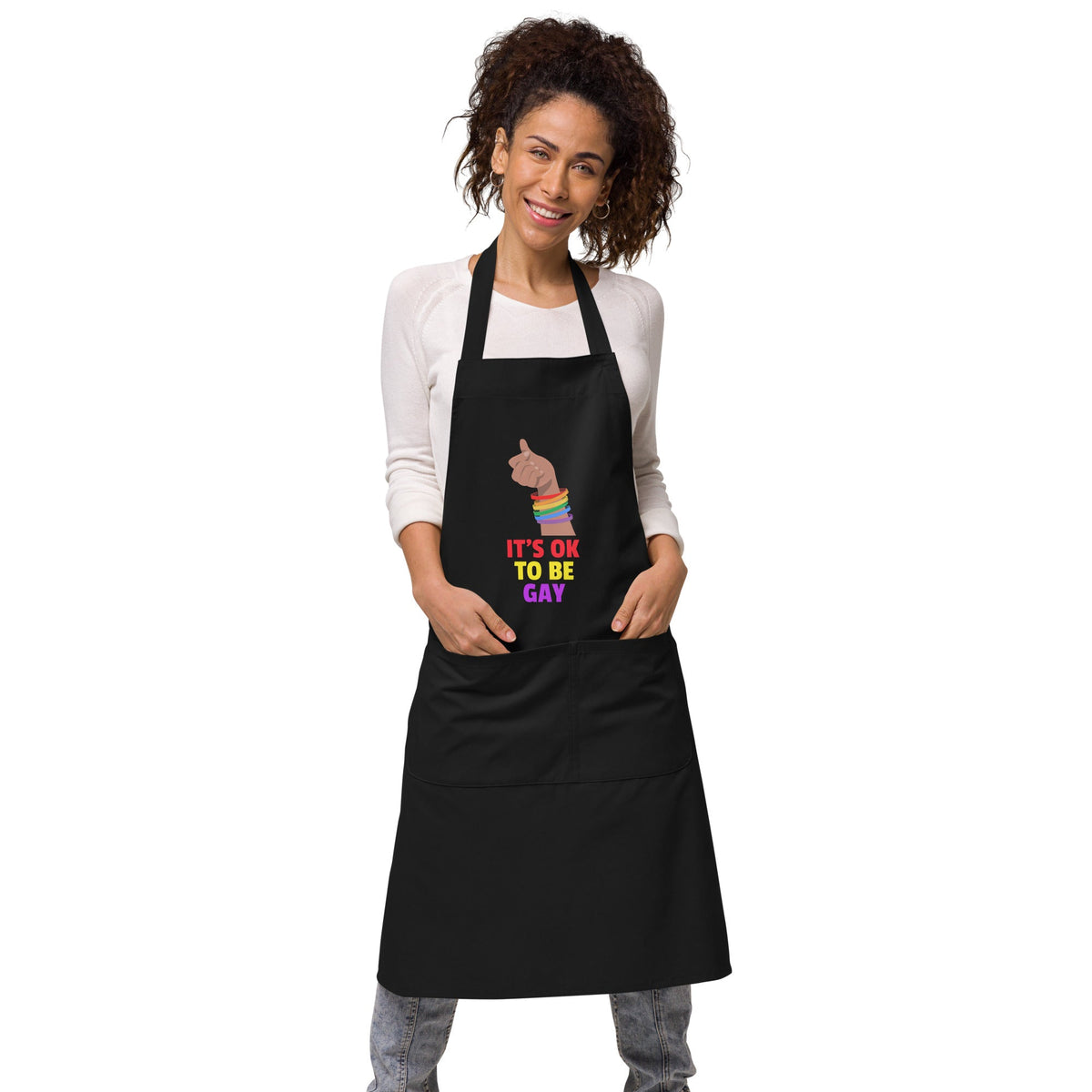 It's OK To Be Gay Organic Cotton Apron