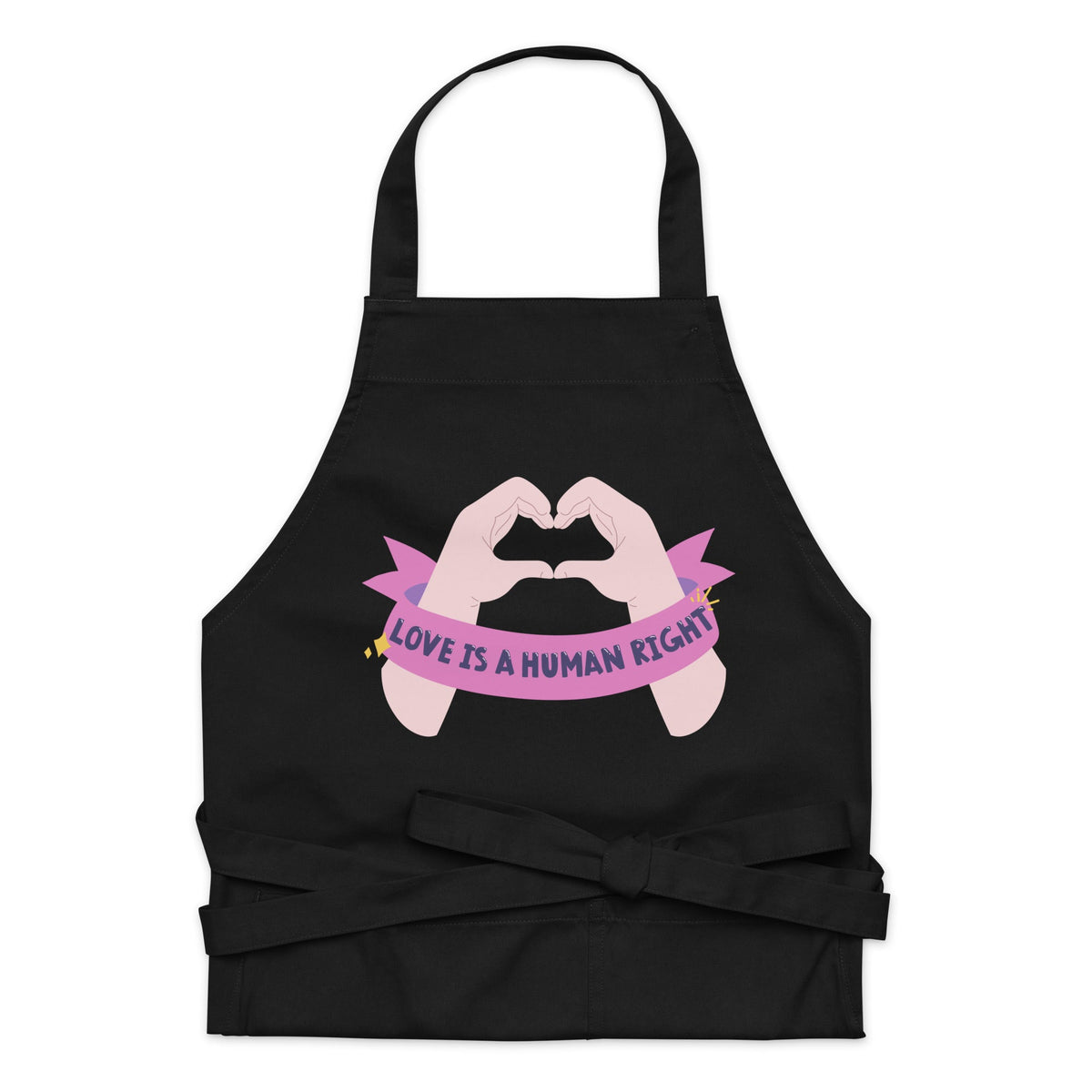 Love Is A Human Right Organic Cotton Apron
