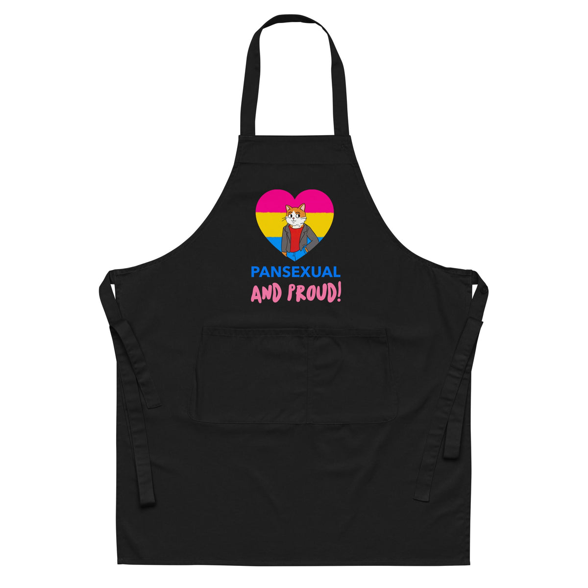 Pansexual And Proud Organic Cotton Apron