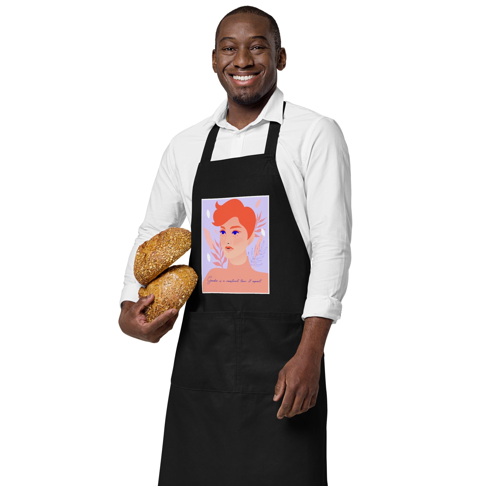 Gender Is A Construct Tear It Apart Organic Cotton Apron