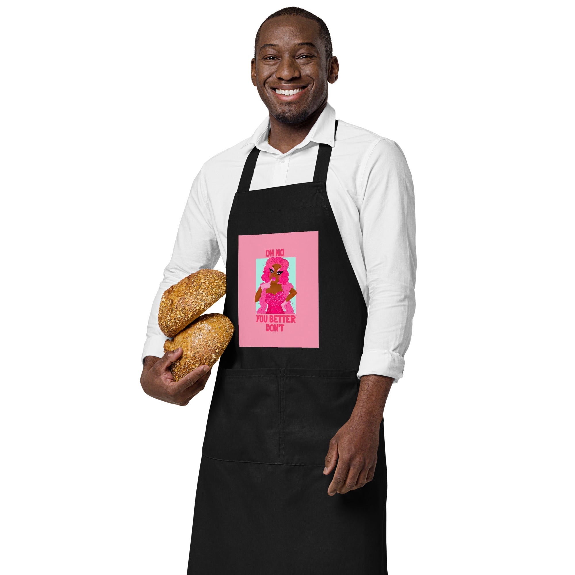 Oh No You Better Don't Organic Cotton Apron