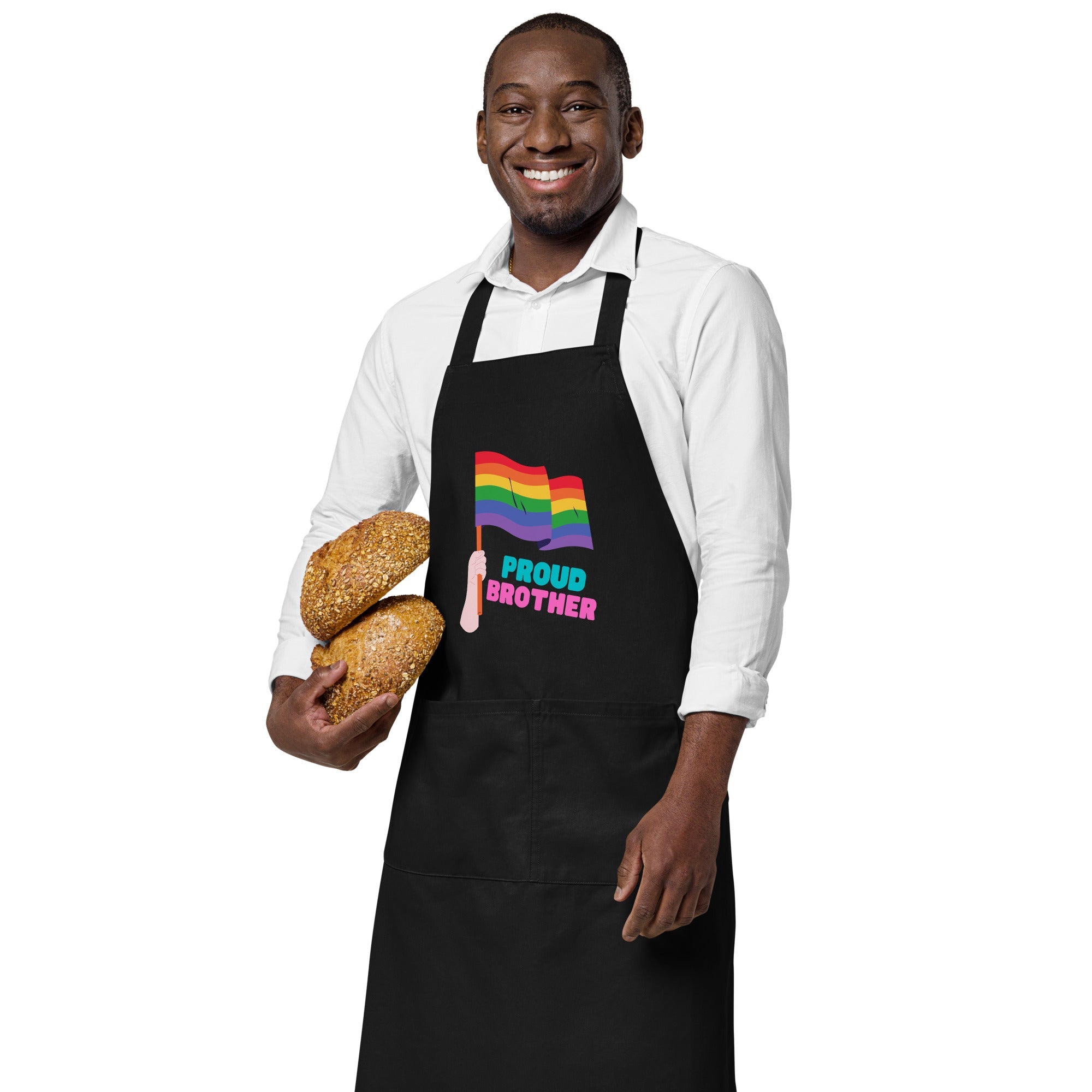 Proud Brother  Organic Cotton Apron
