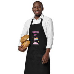 Space Is Gay Organic Cotton Apron