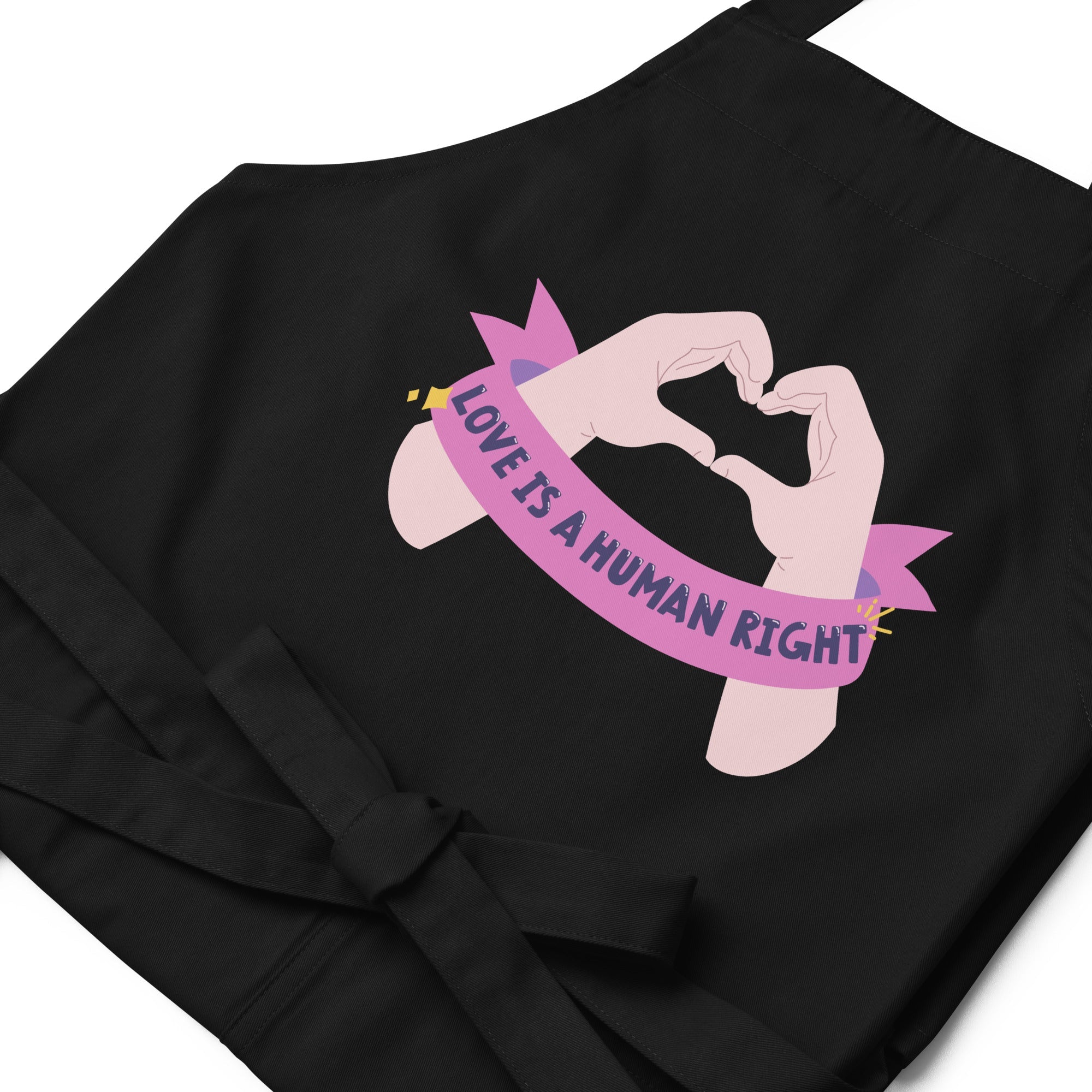 Love Is A Human Right Organic Cotton Apron