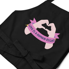 Love Is A Human Right Organic Cotton Apron