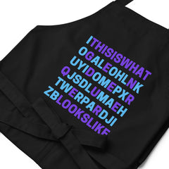 This Is What Genderqueer Looks Like Organic Cotton Apron