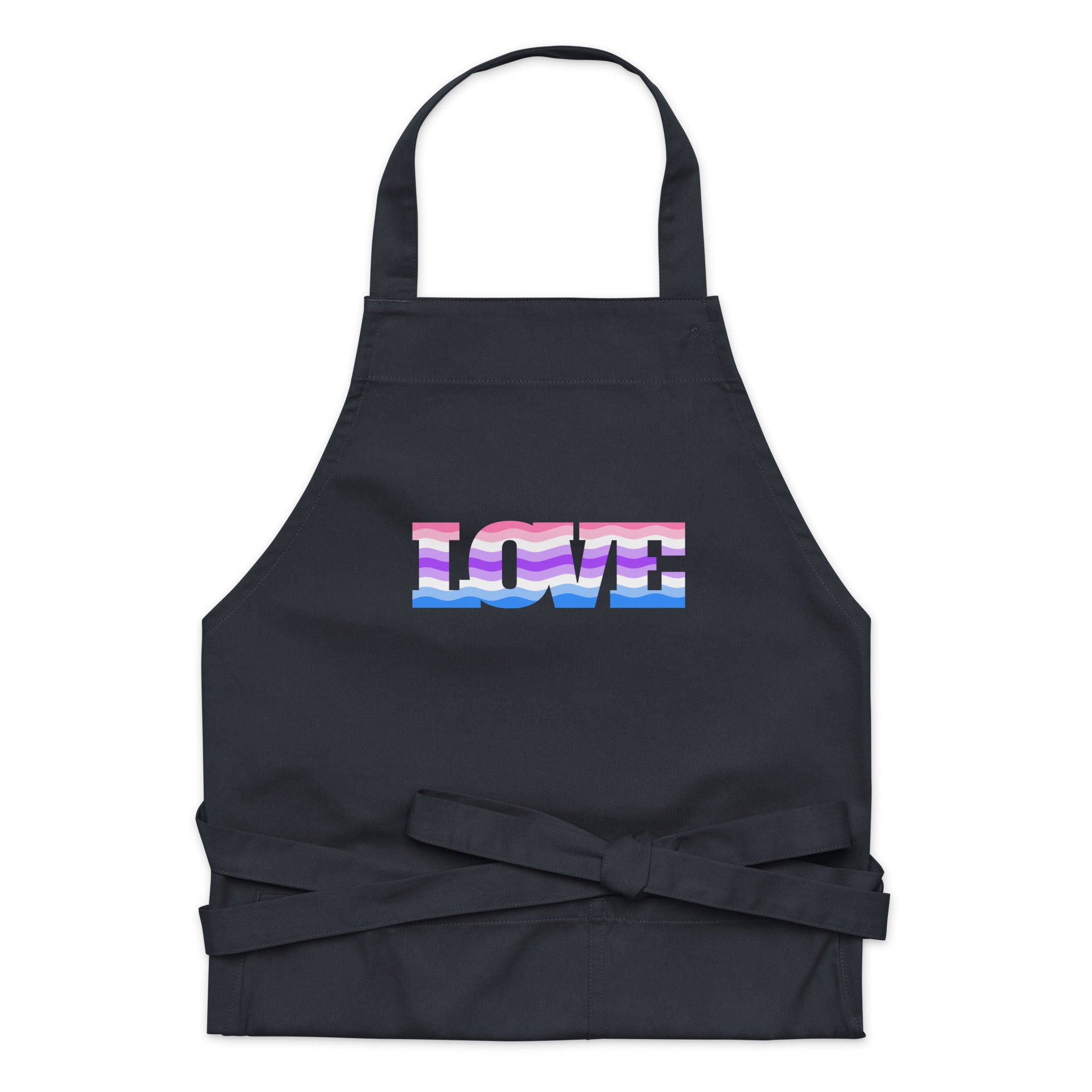 Alternative Genderfluid Love Organic Cotton Apron