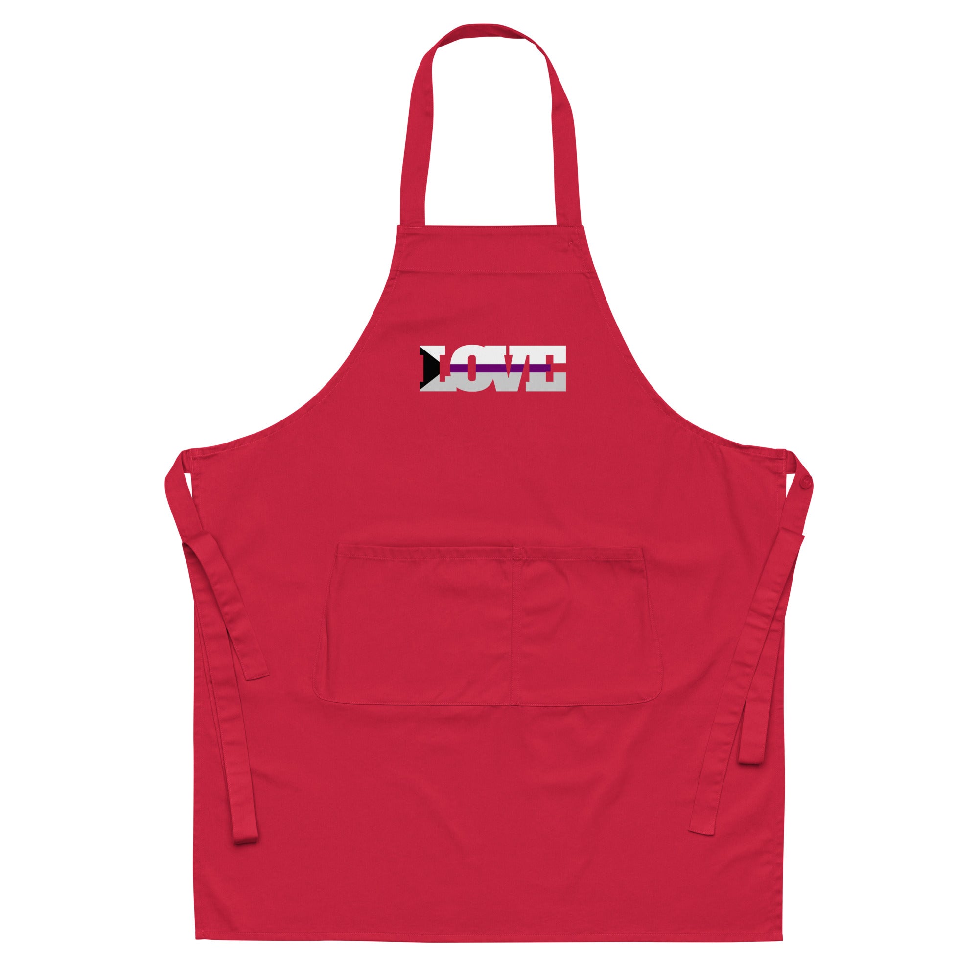 Demisexual Love Organic Cotton Apron