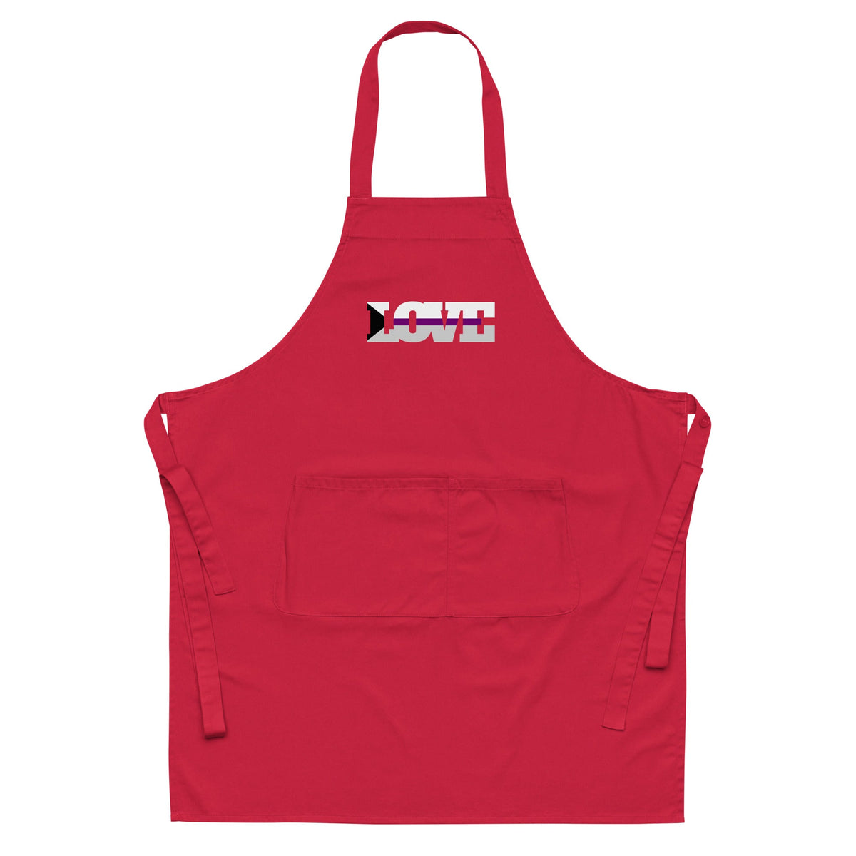 Demisexual Love Organic Cotton Apron