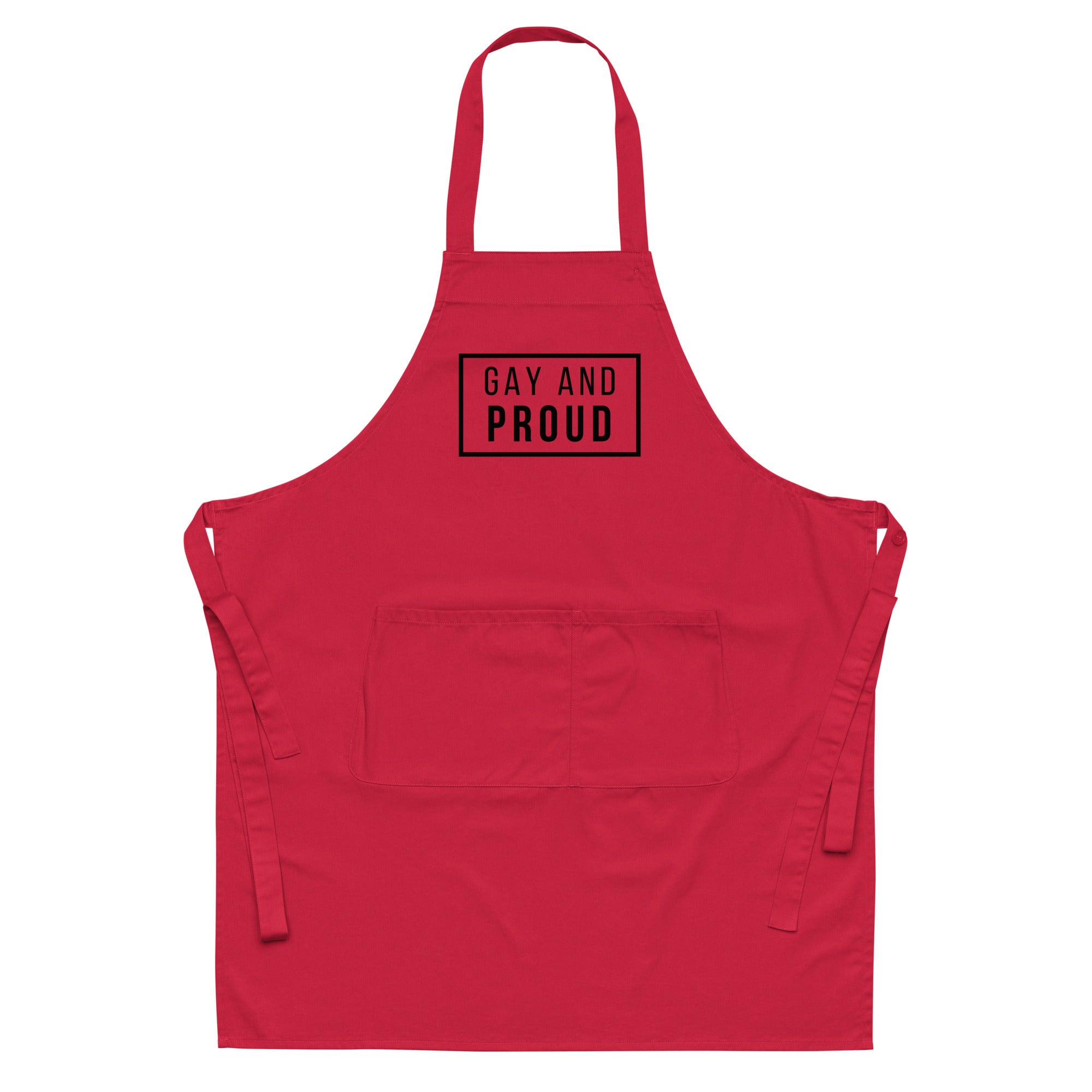 Gay And Proud Organic Cotton Apron