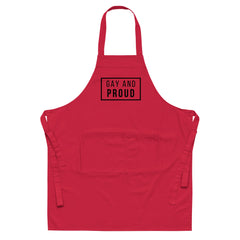 Gay And Proud Organic Cotton Apron