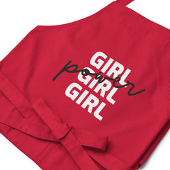 Girl Girl Girl Power Organic Cotton Apron