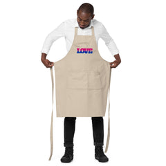 Bisexual Love Organic Cotton Apron