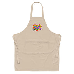Gay Couple Organic Cotton Apron