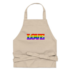 Gay Love Organic Cotton Apron