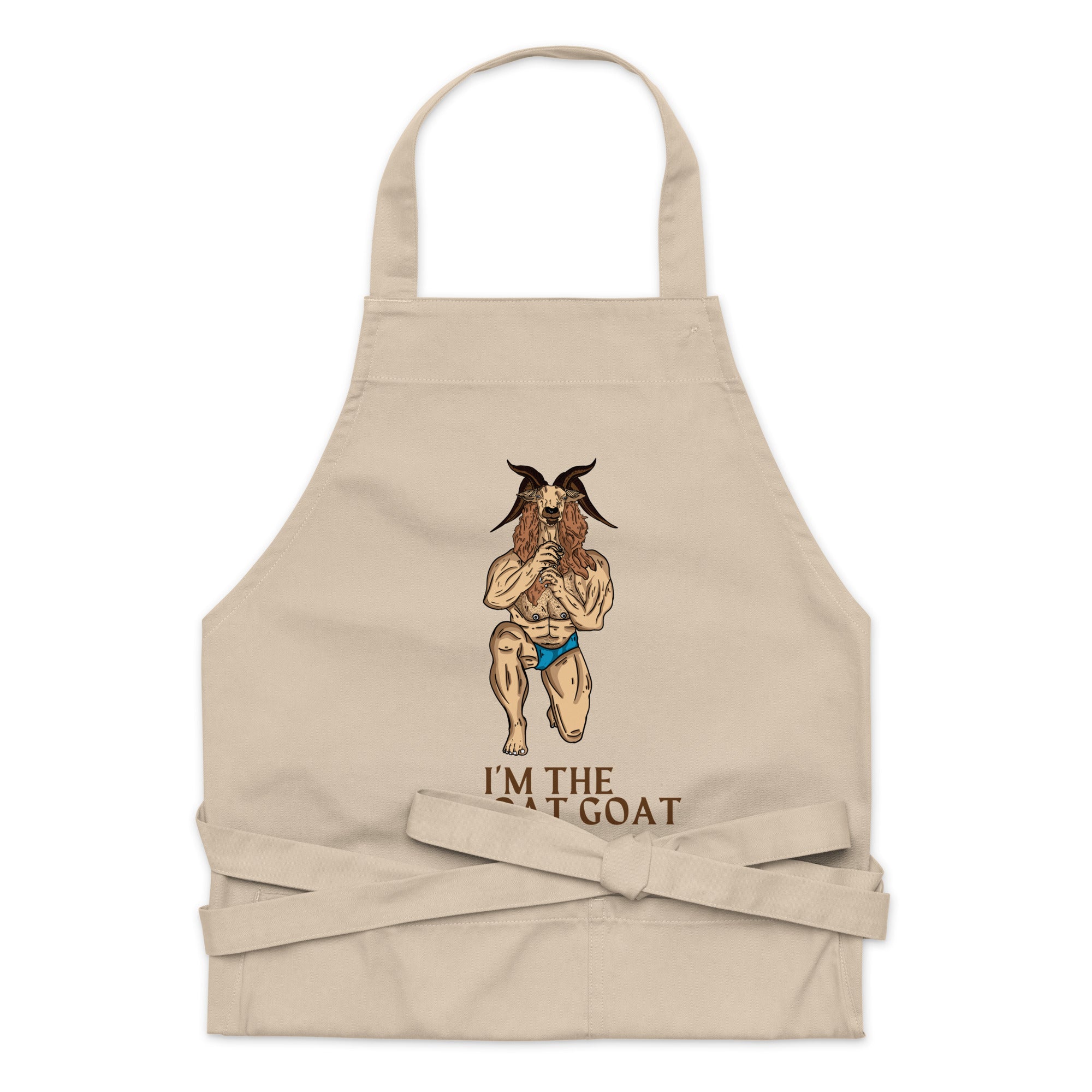 I'm The Throat Goat Organic Cotton Apron