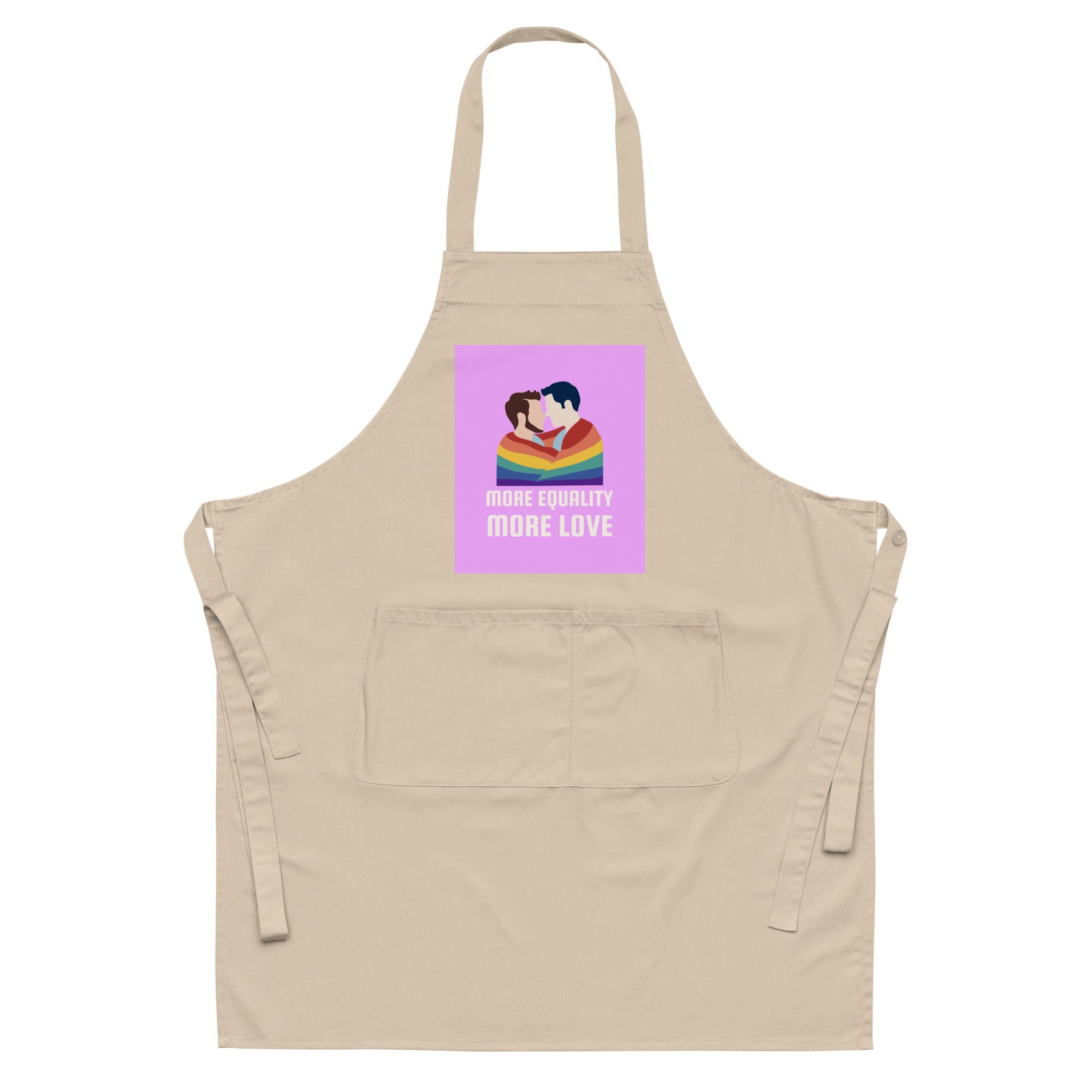 LGBT Couple Organic Cotton Apron