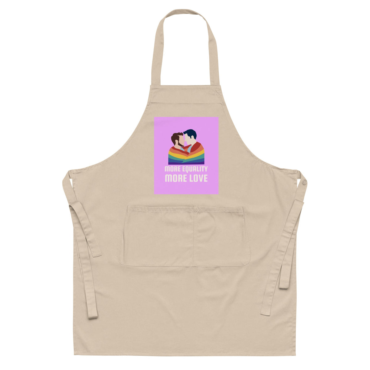 LGBT Couple Organic Cotton Apron