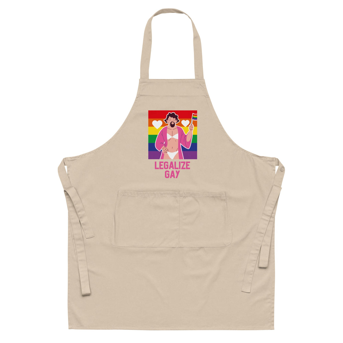 Legalize Gay Organic Cotton Apron