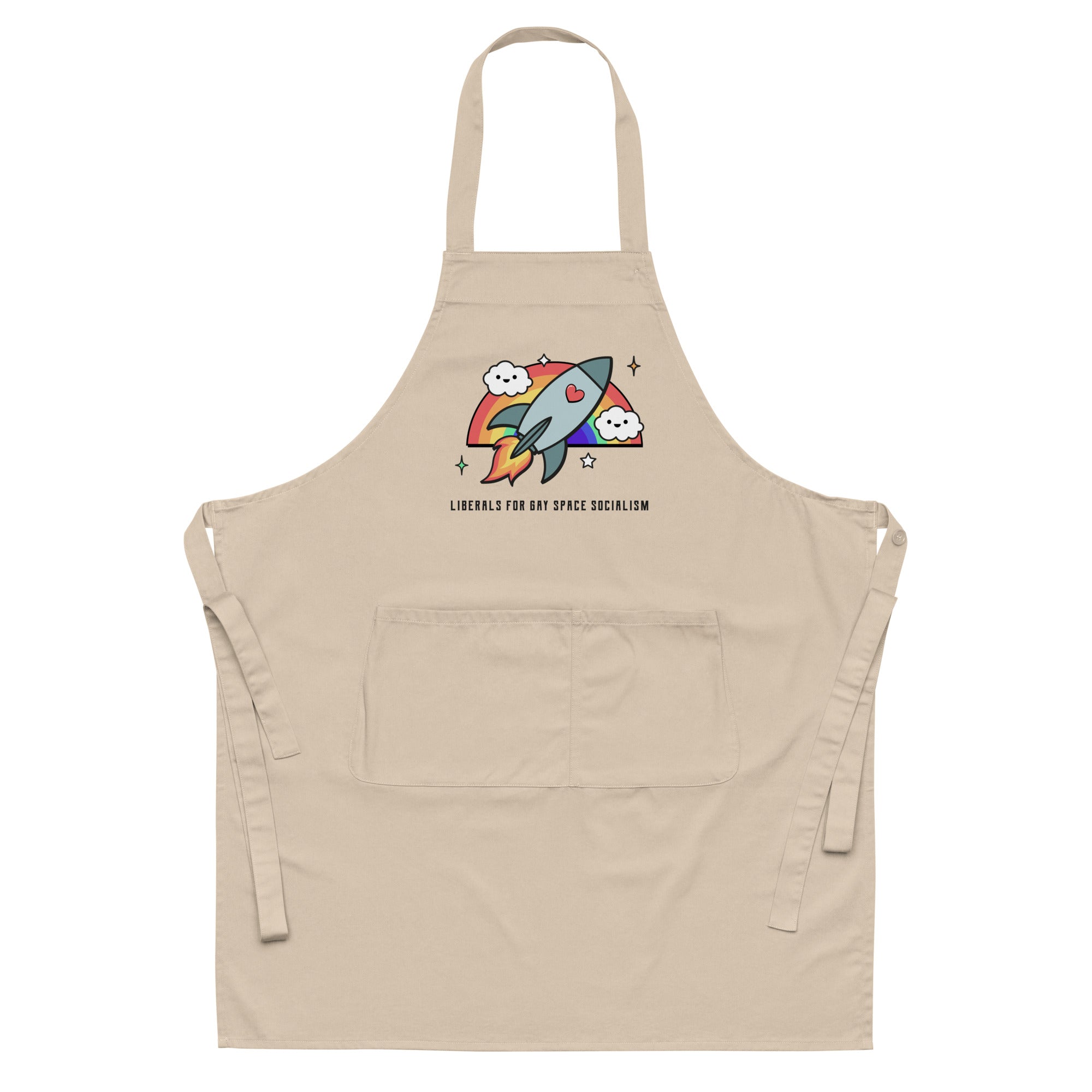 Liberals For Gay Space Socialism Organic Cotton Apron