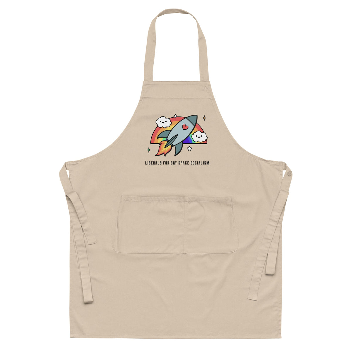 Liberals For Gay Space Socialism Organic Cotton Apron