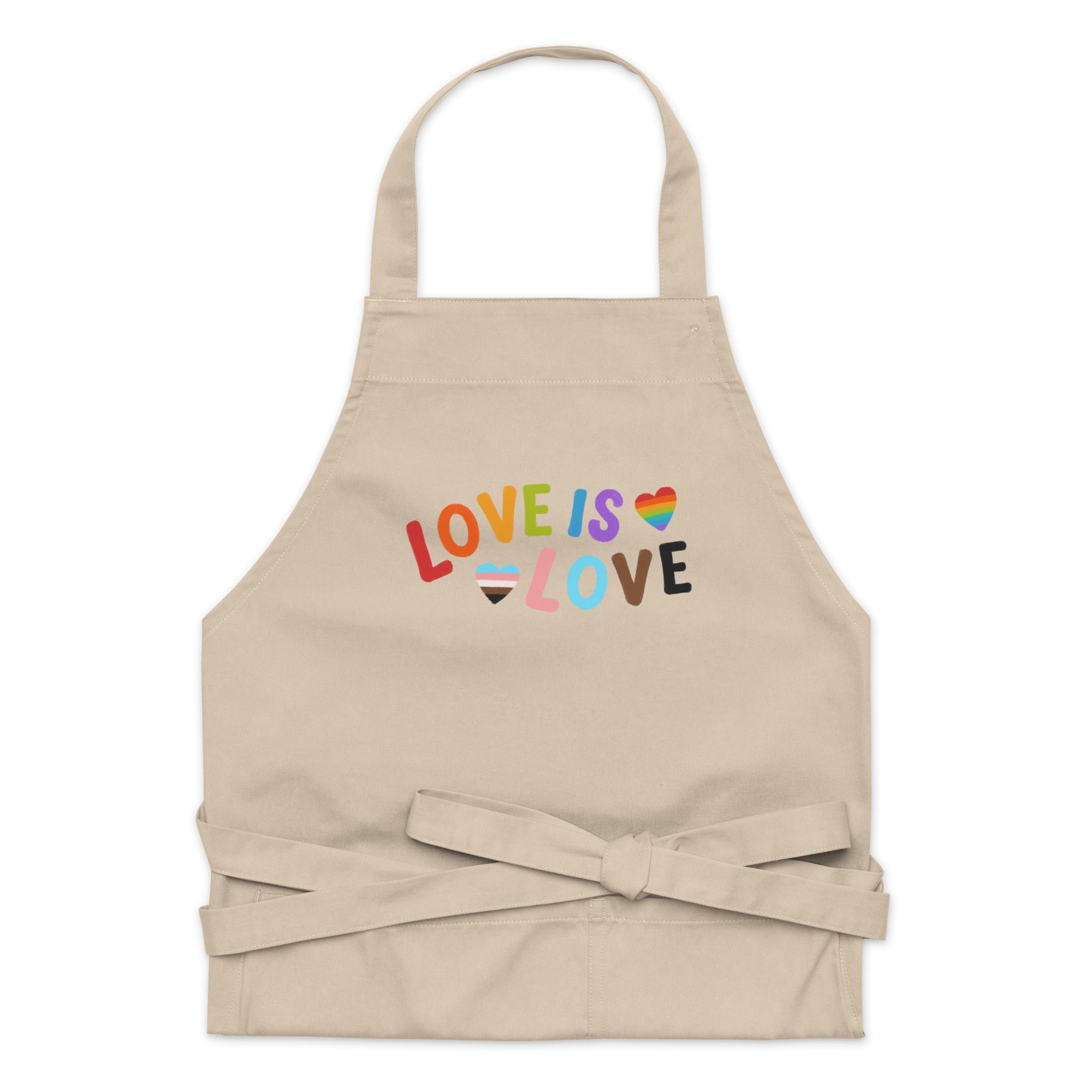 Love Is Love Organic Cotton Apron