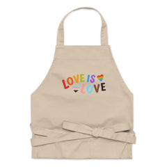 Love Is Love Organic Cotton Apron