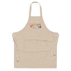 Love is Love LGBTQ Organic Cotton Apron